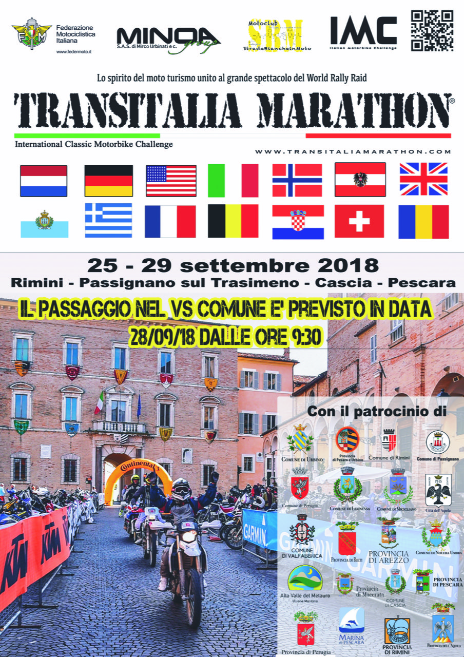 Locandina Transitalia Marathon 2018