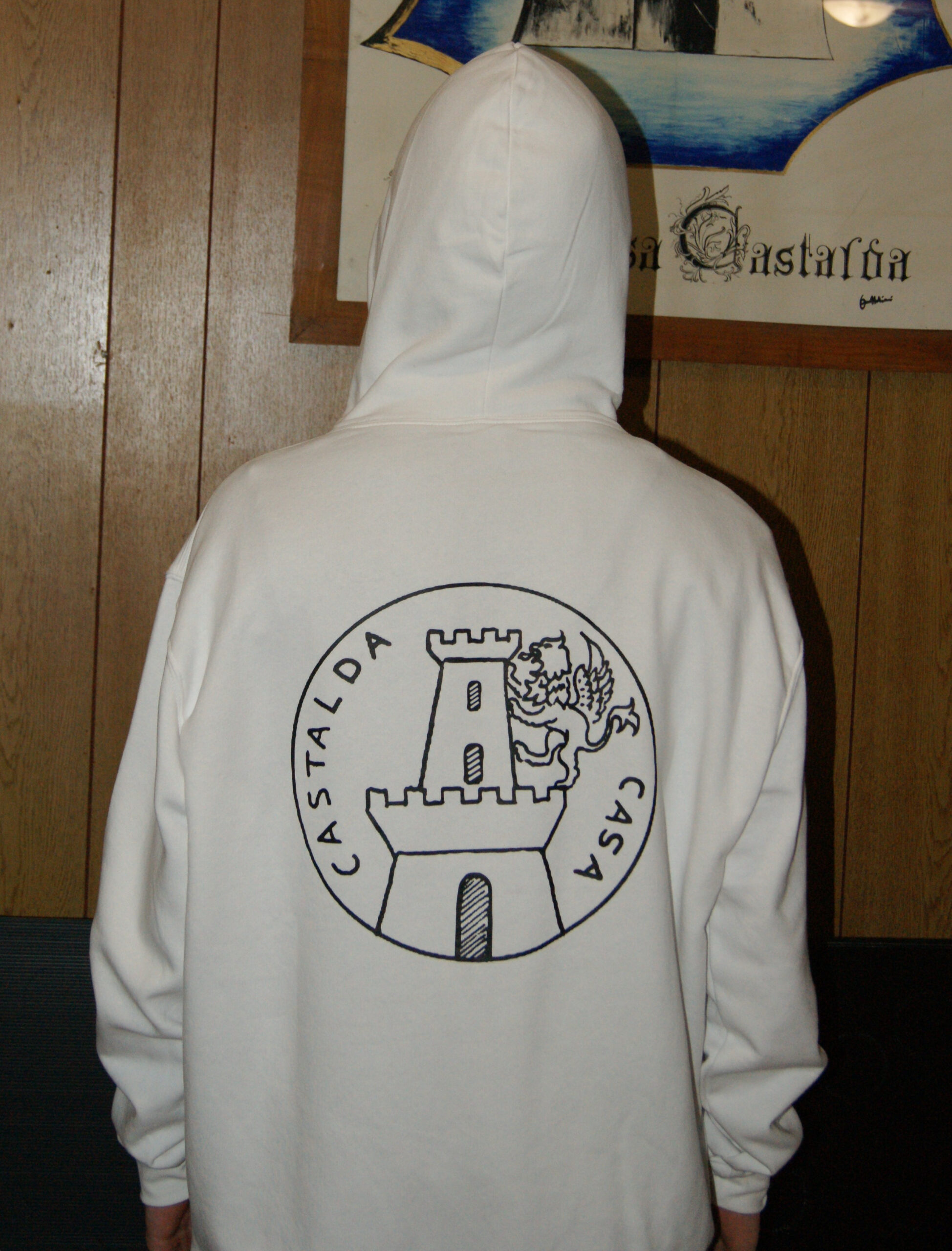 Felpa Pro Casacastalda Bianca e Nero